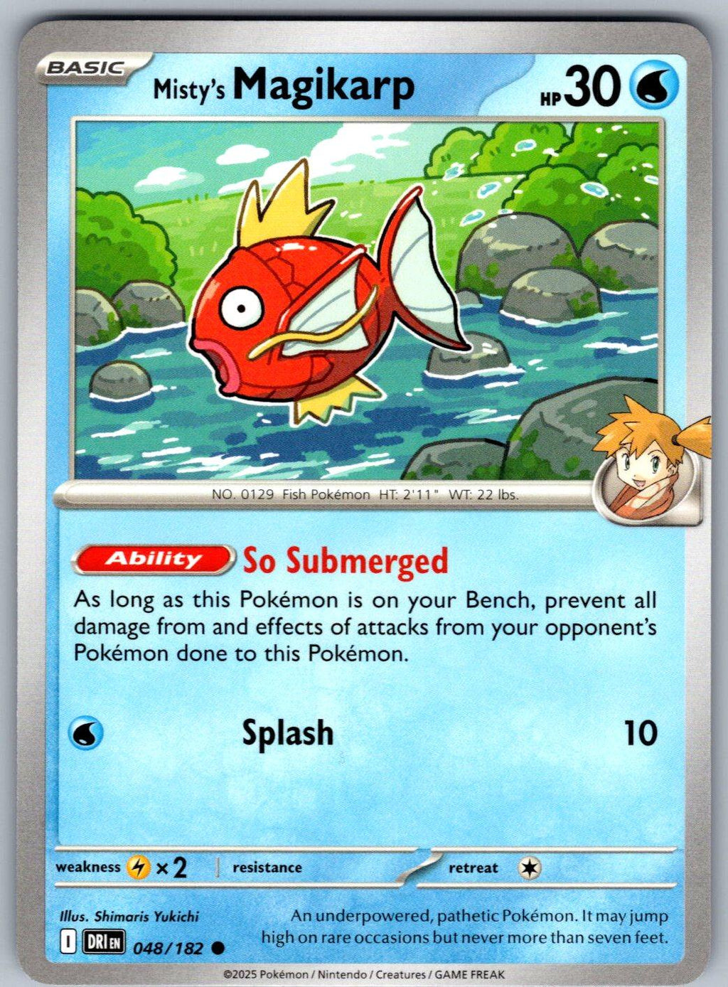 Misty's Magikarp 048/182 Destined Rivals Pokemon