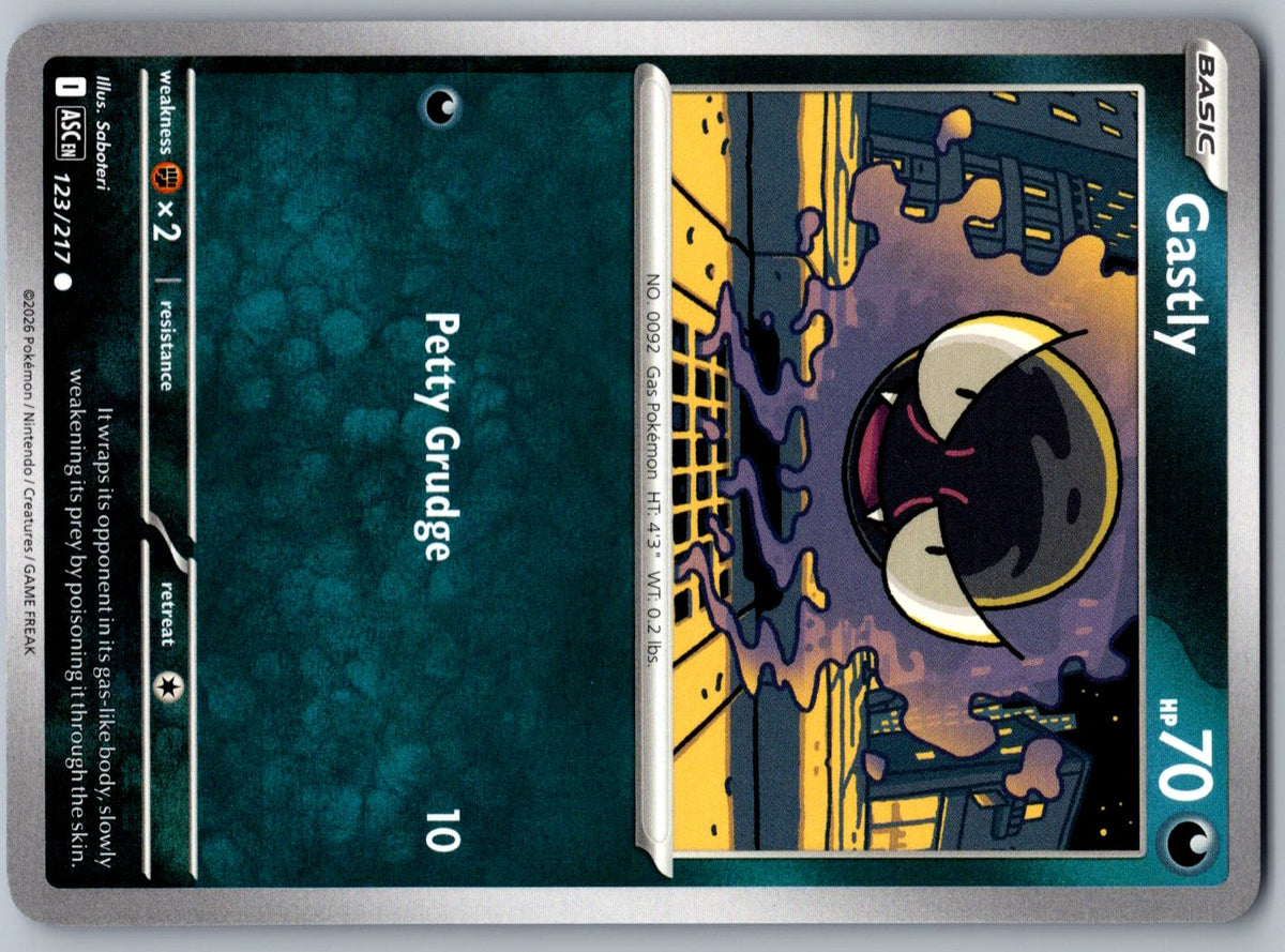 Gastly 123/217 Ascended Heroes Pokemon