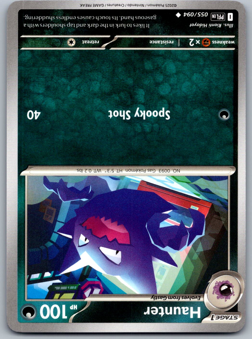 Haunter 055/094 Phantasmal Flames Pokemon