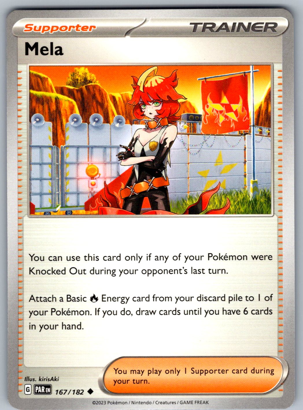 Mela 167/182 Paradox Rift Pokemon