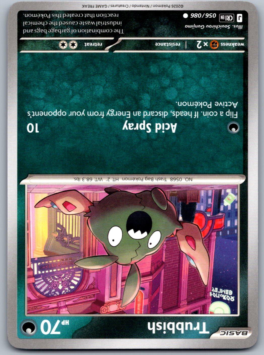 Trubbish 056/086 Chaos Rising Pokemon