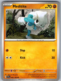Meditite 082/162 Temporal Forces Pokemon