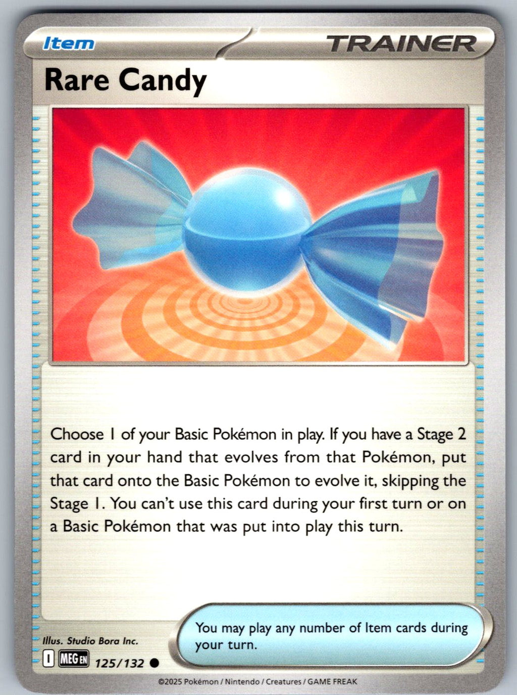 Rare Candy 125/132 Mega Evolution Pokemon