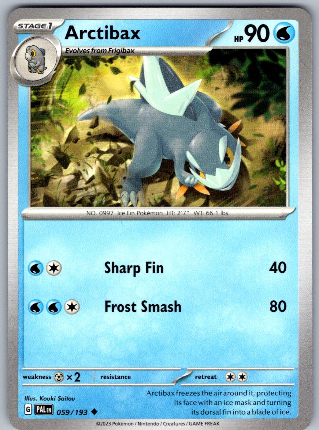 Arctibax 059/193 Paldea Evolved Pokemon