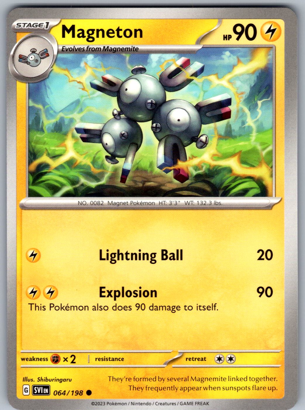 Magneton 064/198 Scarlet & Violet Pokemon