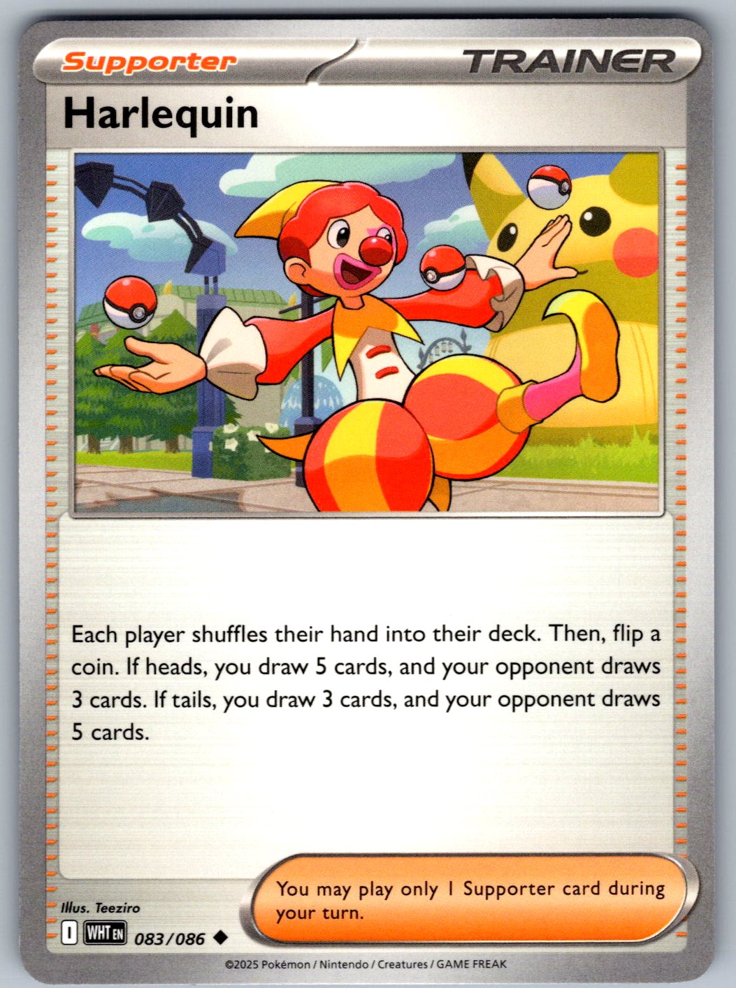 Harlequin 083/086 White Flare Pokemon