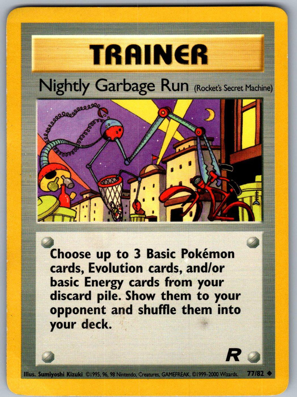 Nightly Garbage Run 77/82 Team Rocket Pokemon Unlimited