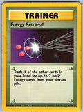 Energy Retrieval 81/102 Base Set Unlimited Pokemon