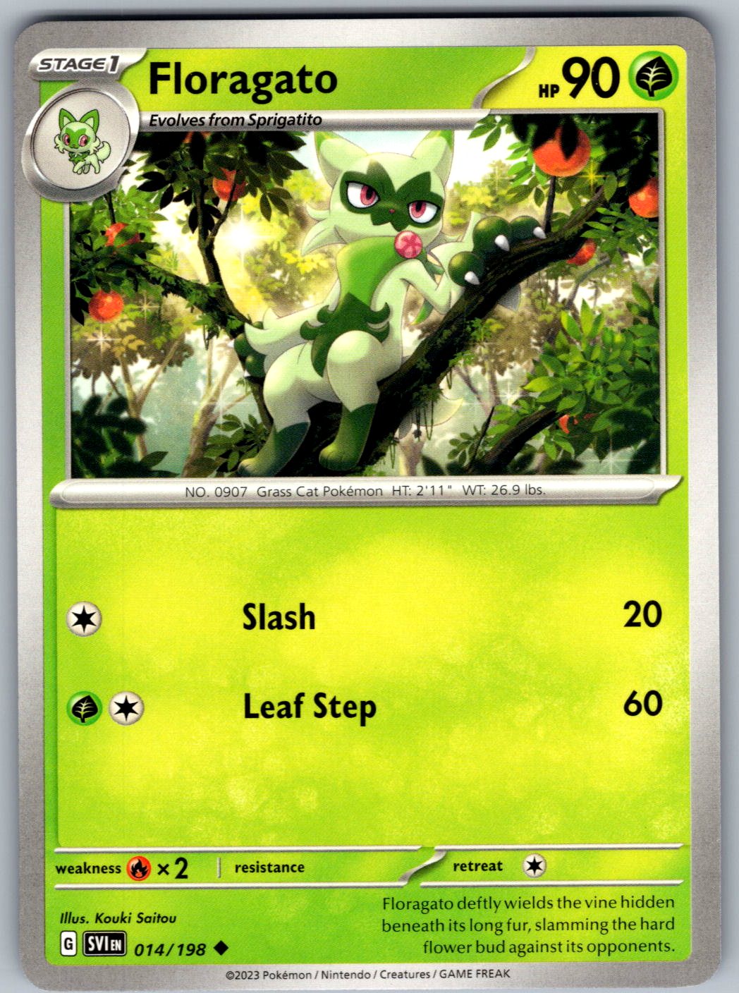 Floragato 014/198 Scarlet & Violet Pokemon