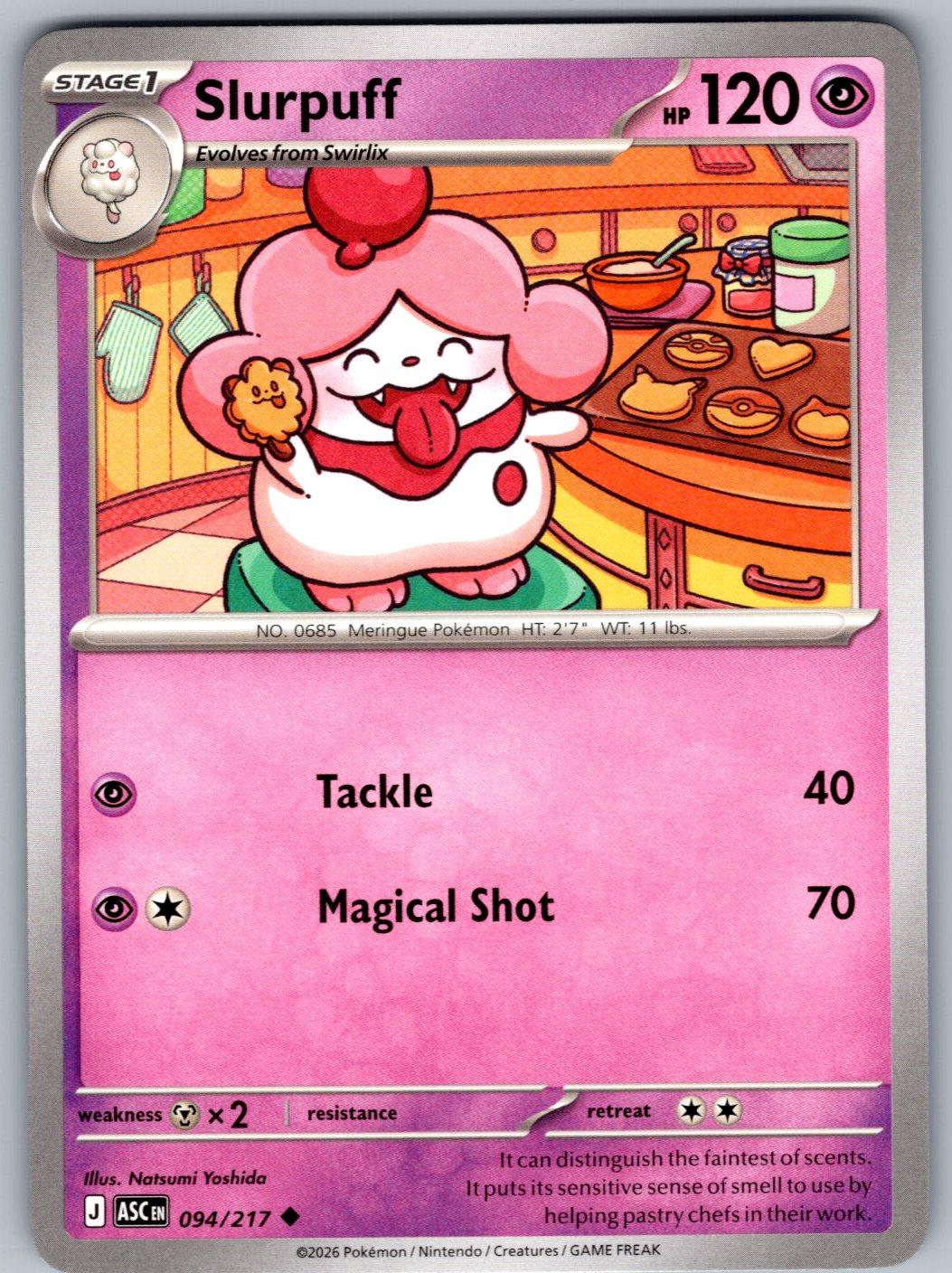 Slurpuff 094/217 Ascended Heroes Pokemon