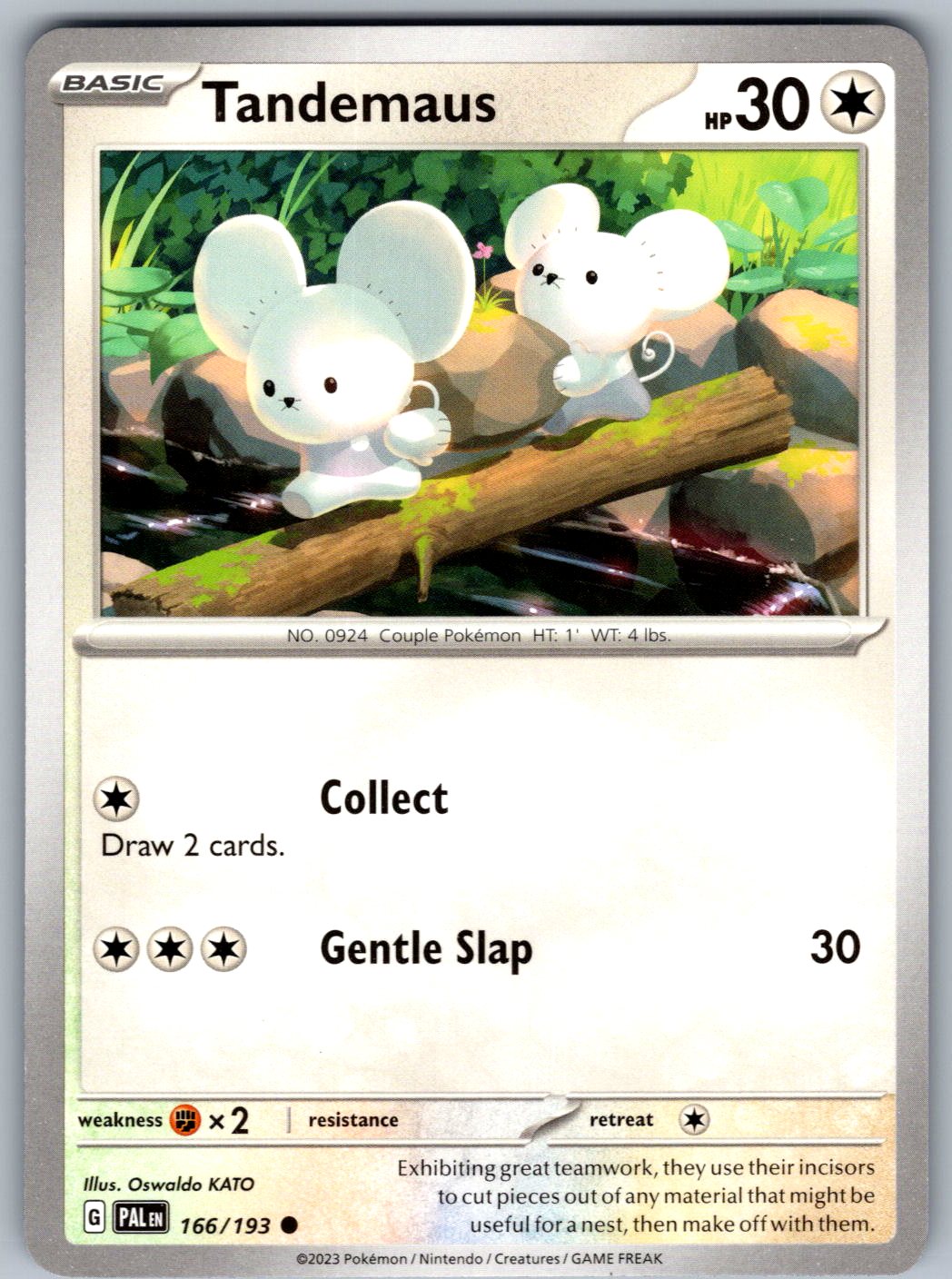 Tandemaus 166/193 Paldea Evolved Pokemon