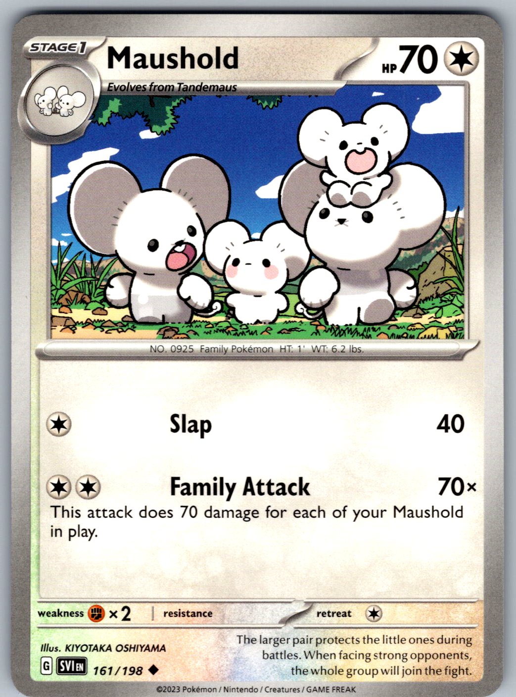Maushold 161/198 Scarlet & Violet Pokemon