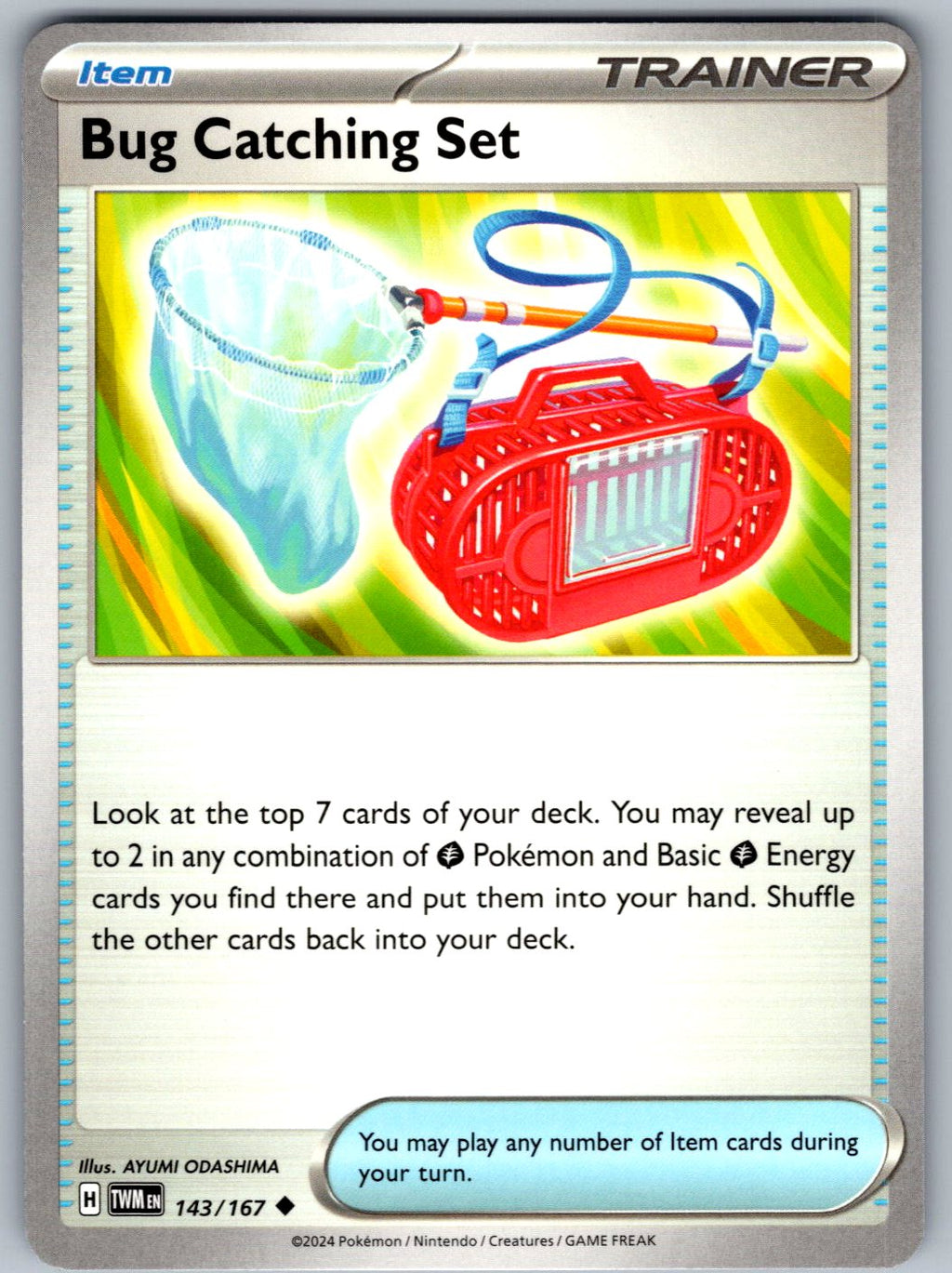 Bug Catching Set 143/167 Twilight Masquerade Pokemon