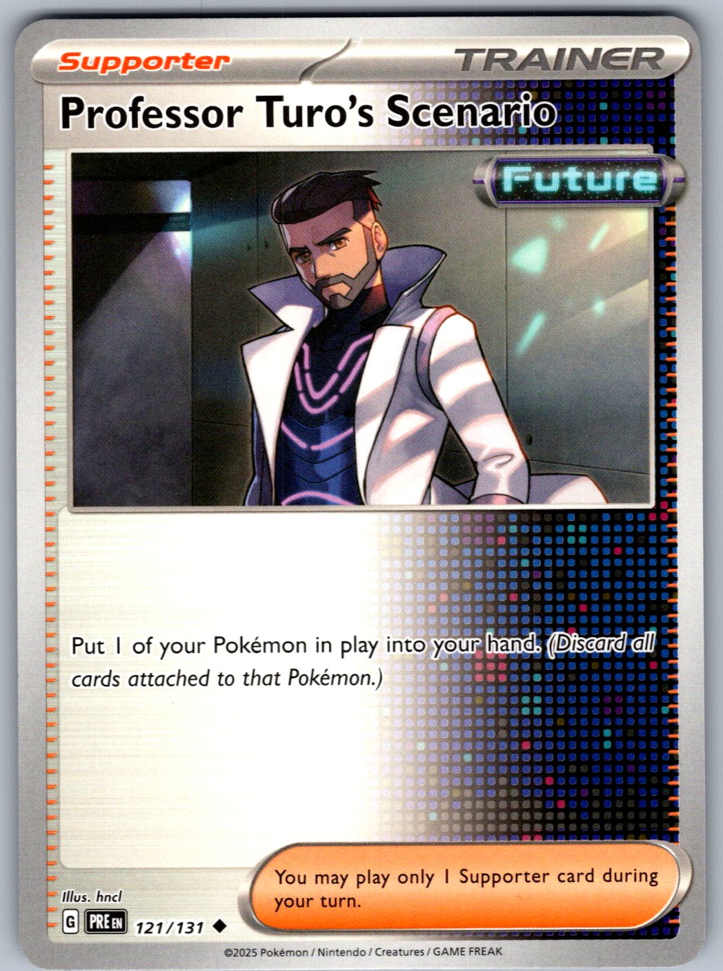 Professor Turo's Scenario 121/131 Prismatic Evolutions Pokemon