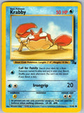 Krabby 51/62 Fossil Pokemon Unlimited
