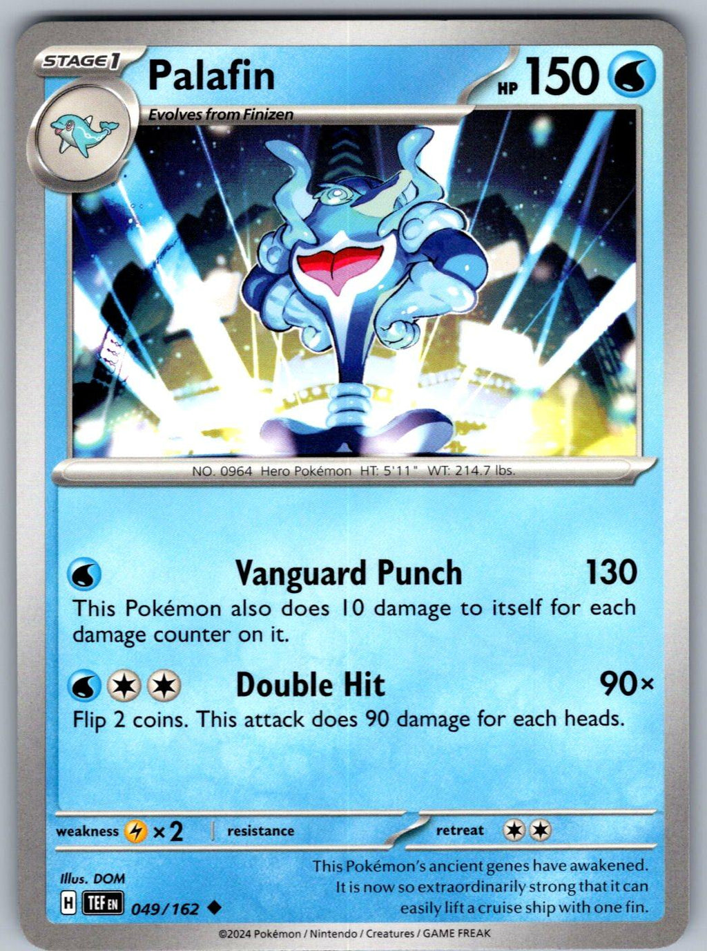 Palafin 049/162 Temporal Forces Pokemon