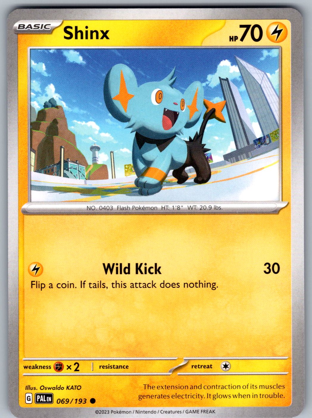 Shinx 069/193 Paldea Evolved Pokemon