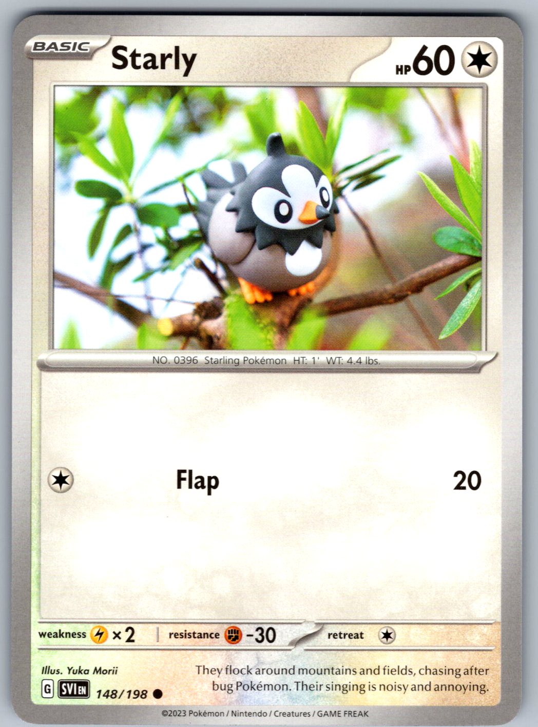 Starly 148/198 Scarlet & Violet Pokemon