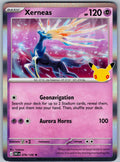 Xerneas 076/128 ME: 30th Celebration Pokemon Holo