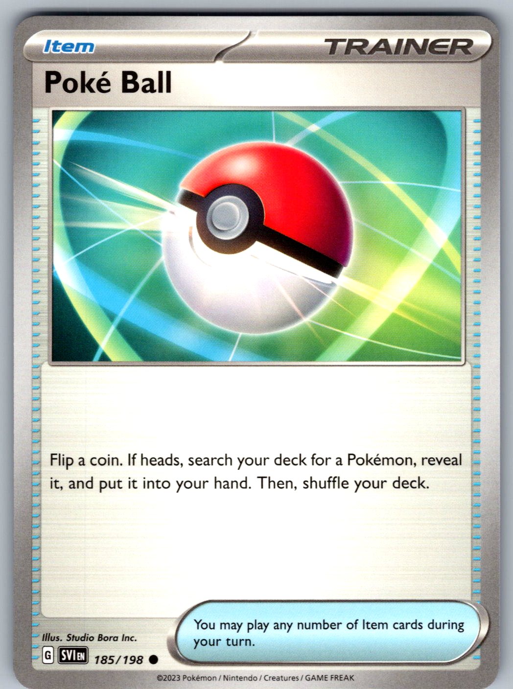 Poke Ball 185/198 Scarlet & Violet Pokemon
