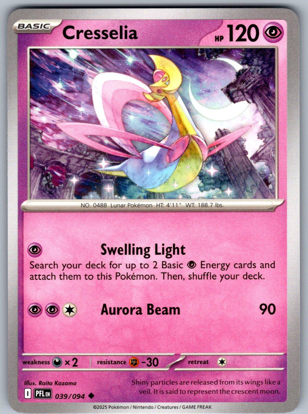 Cresselia 039/094 Phantasmal Flames Pokemon