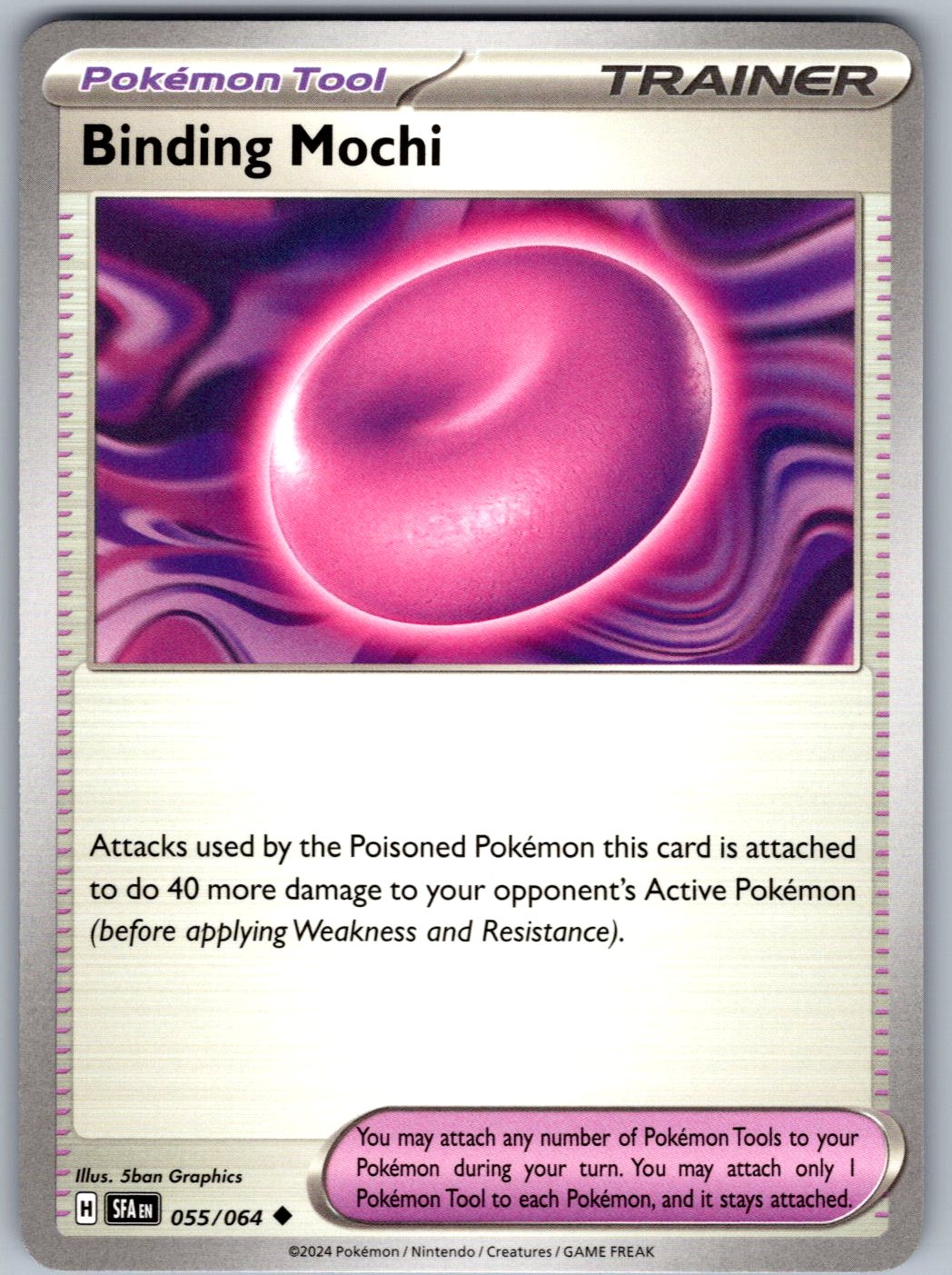Binding Mochi (Cosmos Holo) 055/064 Prize Pack Series Cards Pokemon