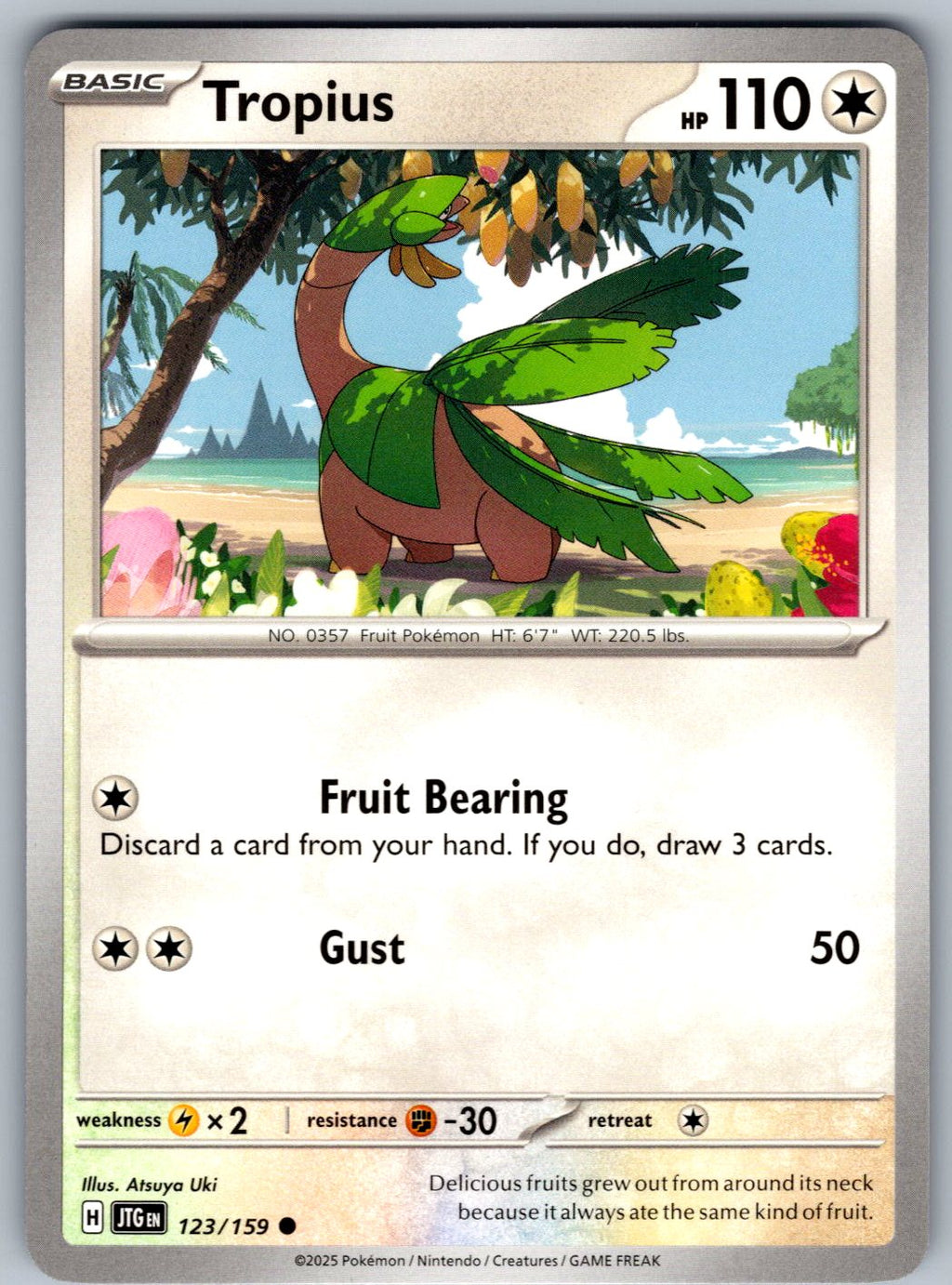 Tropius 123/159 Journey Together Pokemon