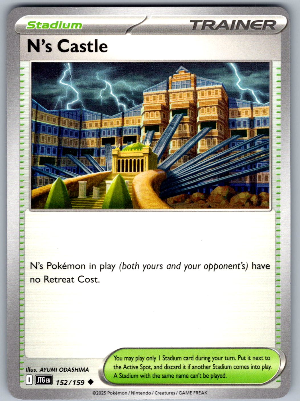 N's Castle 152/159 Journey Together Pokemon