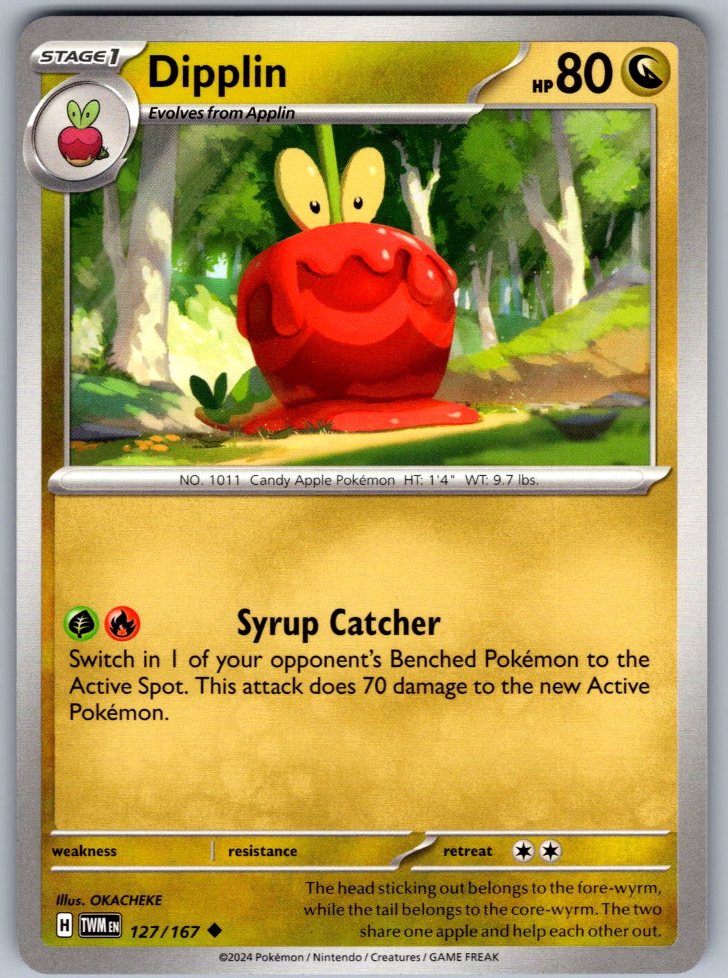 Dipplin 127/167 Twilight Masquerade Pokemon