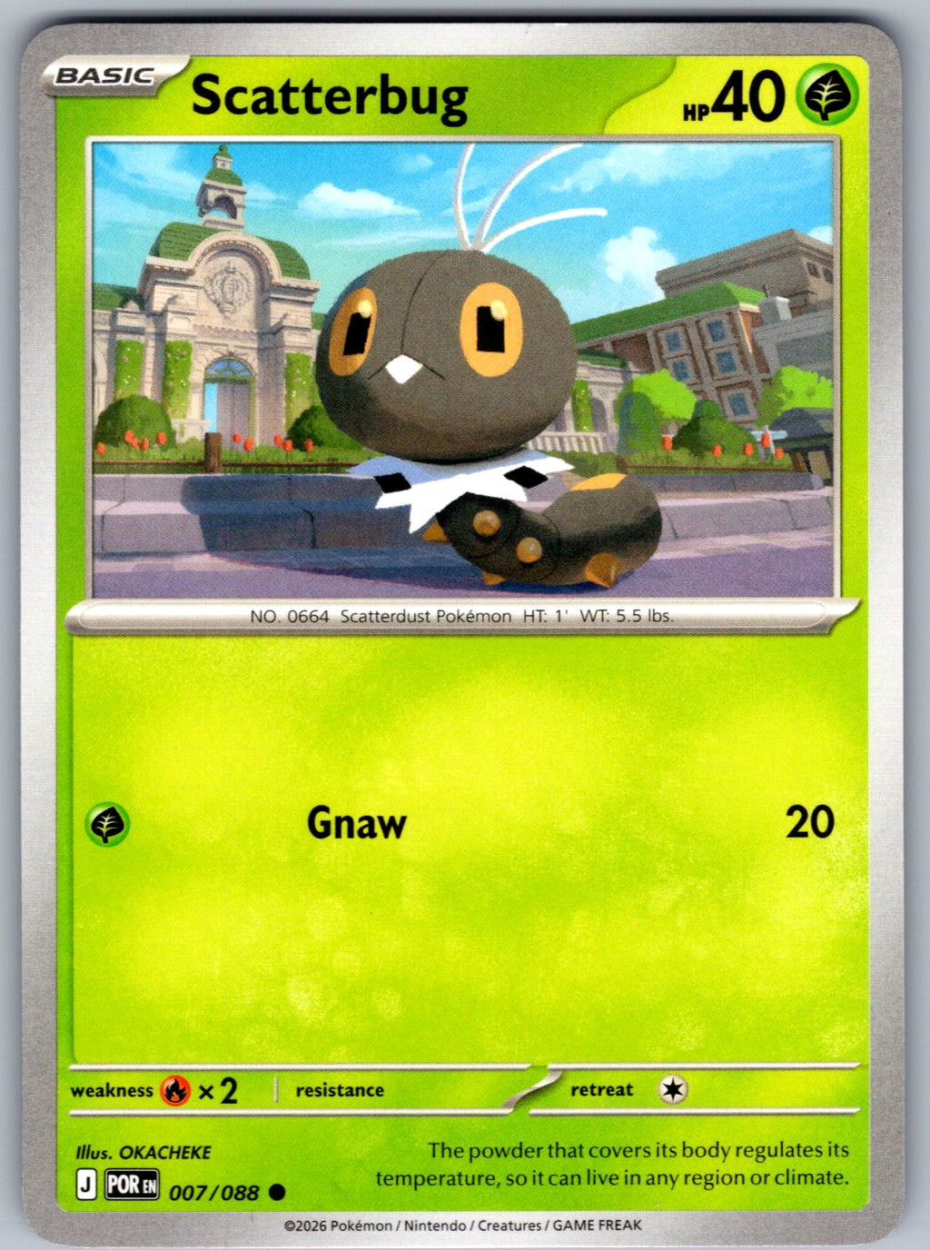 Scatterbug 007/088 Perfect Order Pokemon