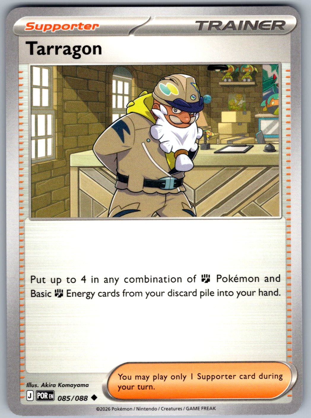 Tarragon 085/088 Perfect Order Pokemon