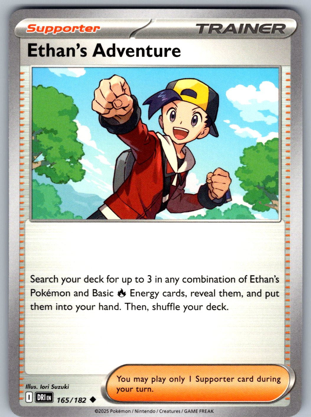 Ethan's Adventure 165/182 Destined Rivals Pokemon