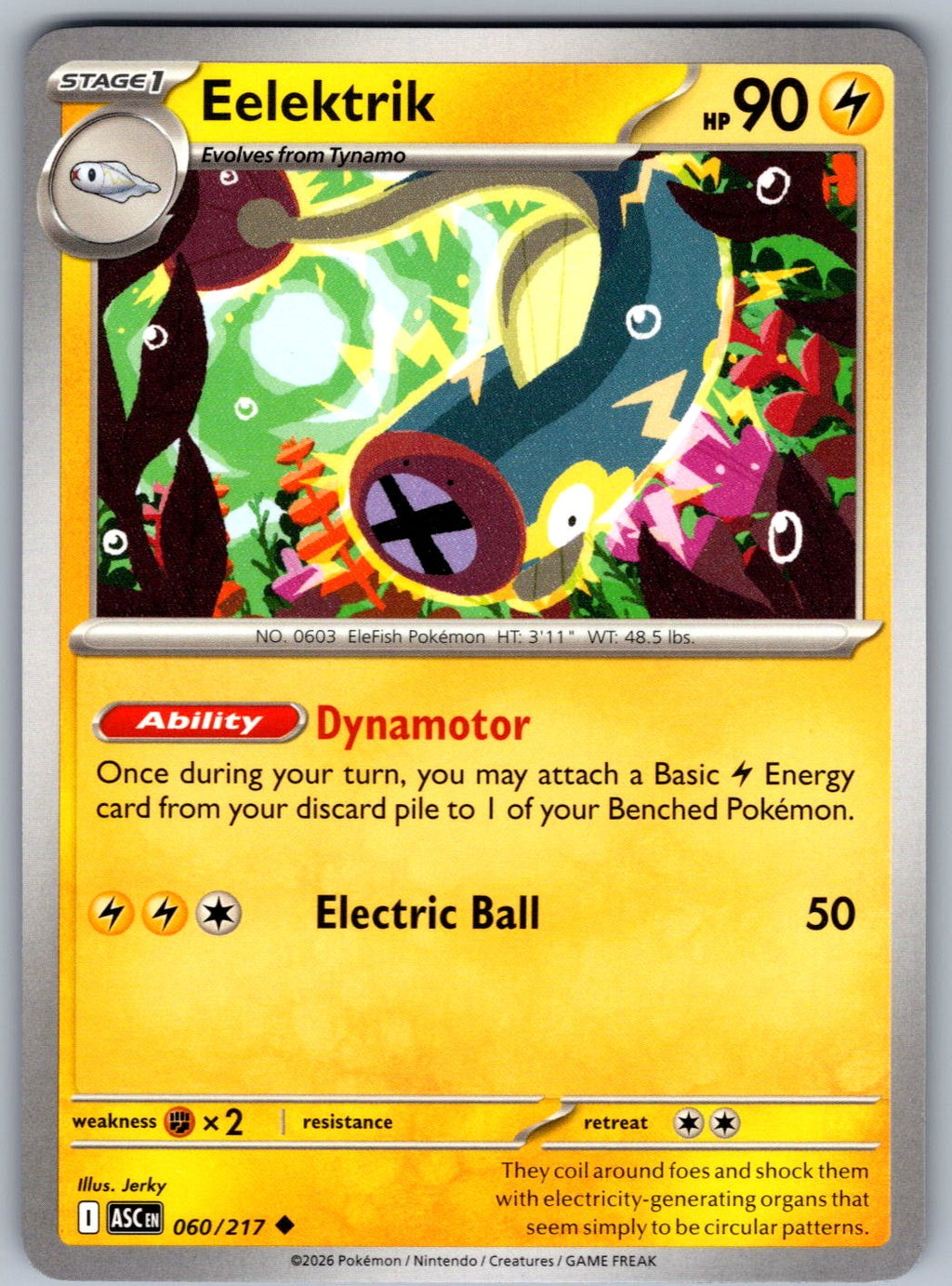 Eelektrik 060/217 Ascended Heroes Pokemon