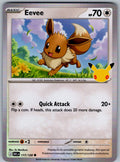 Eevee 117/128 ME: 30th Celebration Pokemon Holo
