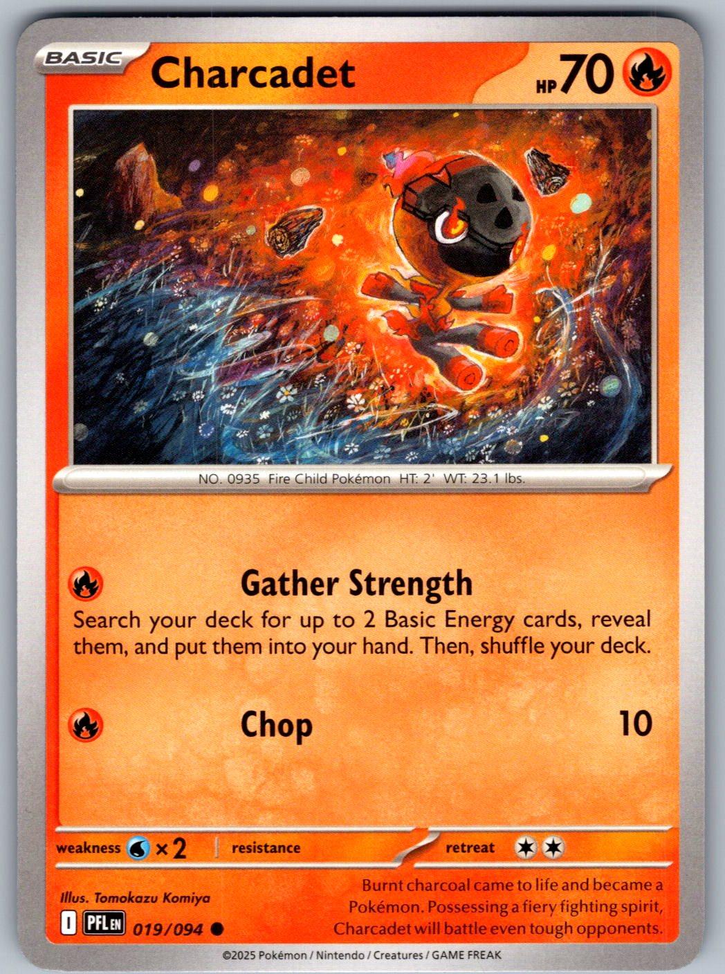 Charcadet 019/094 Phantasmal Flames Pokemon