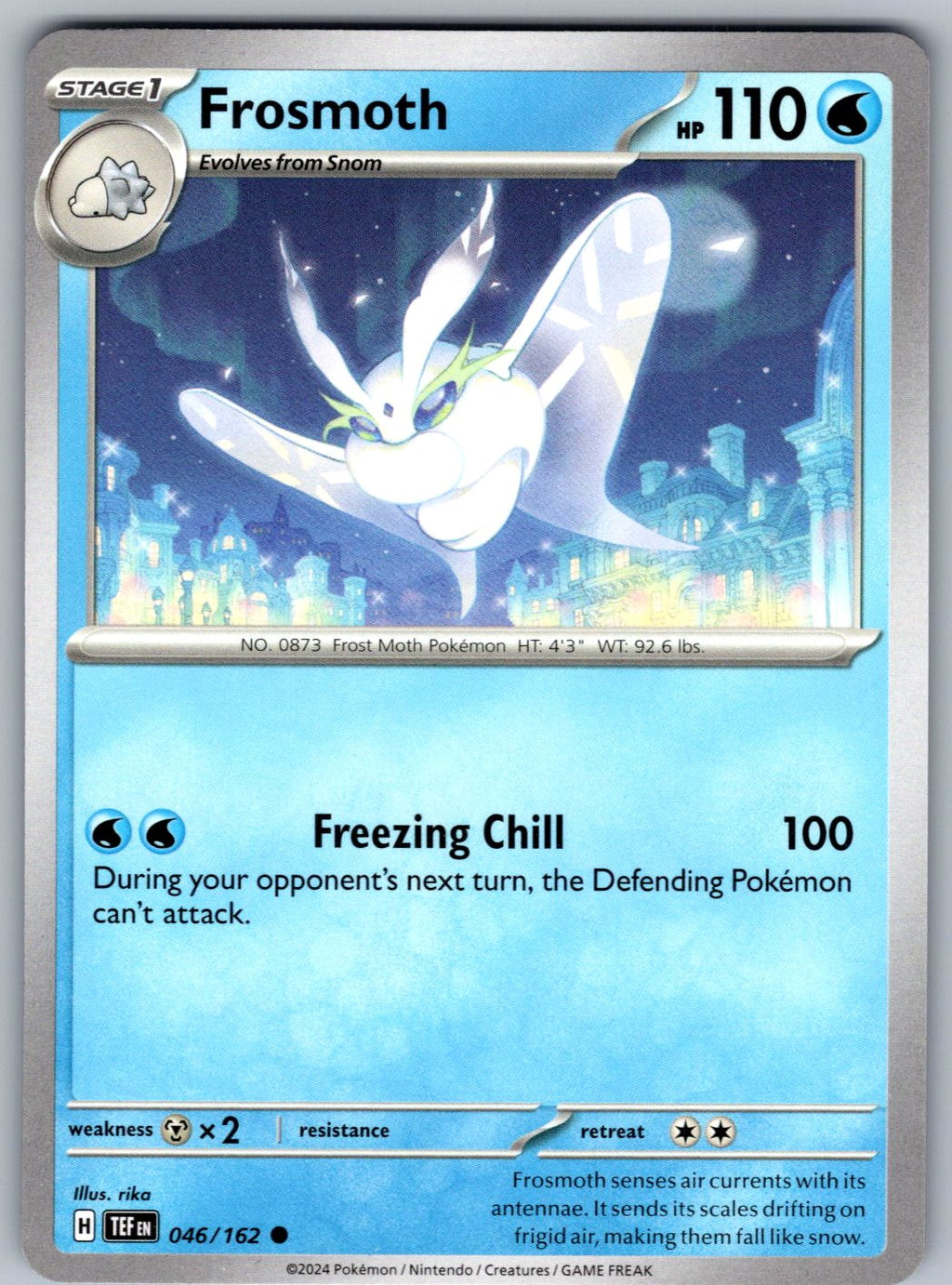 Frosmoth 046/162 Temporal Forces Pokemon