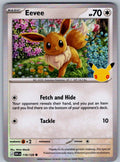 Eevee 116/128 ME: 30th Celebration Pokemon Holo