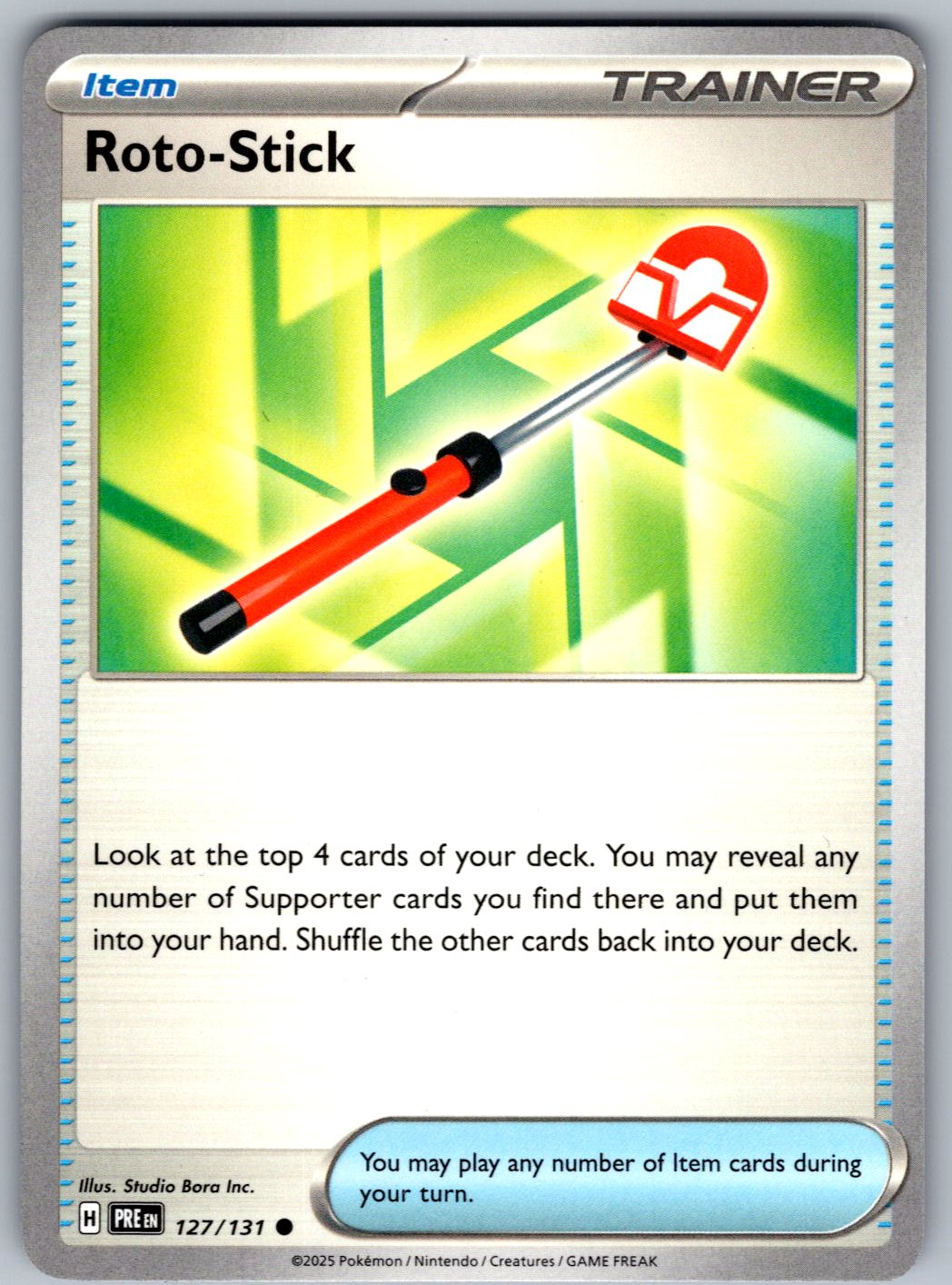 Roto-Stick 127/131 Prismatic Evolutions Pokemon