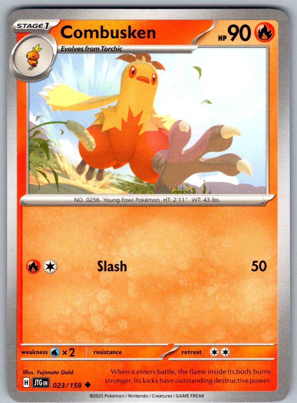 Combusken 023/159 Journey Together Pokemon