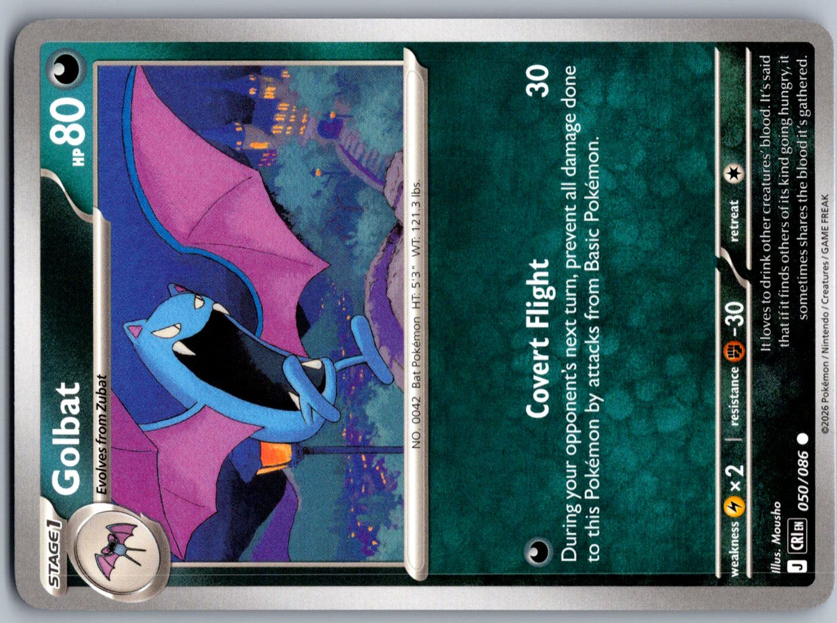 Golbat 050/086 Chaos Rising Pokemon