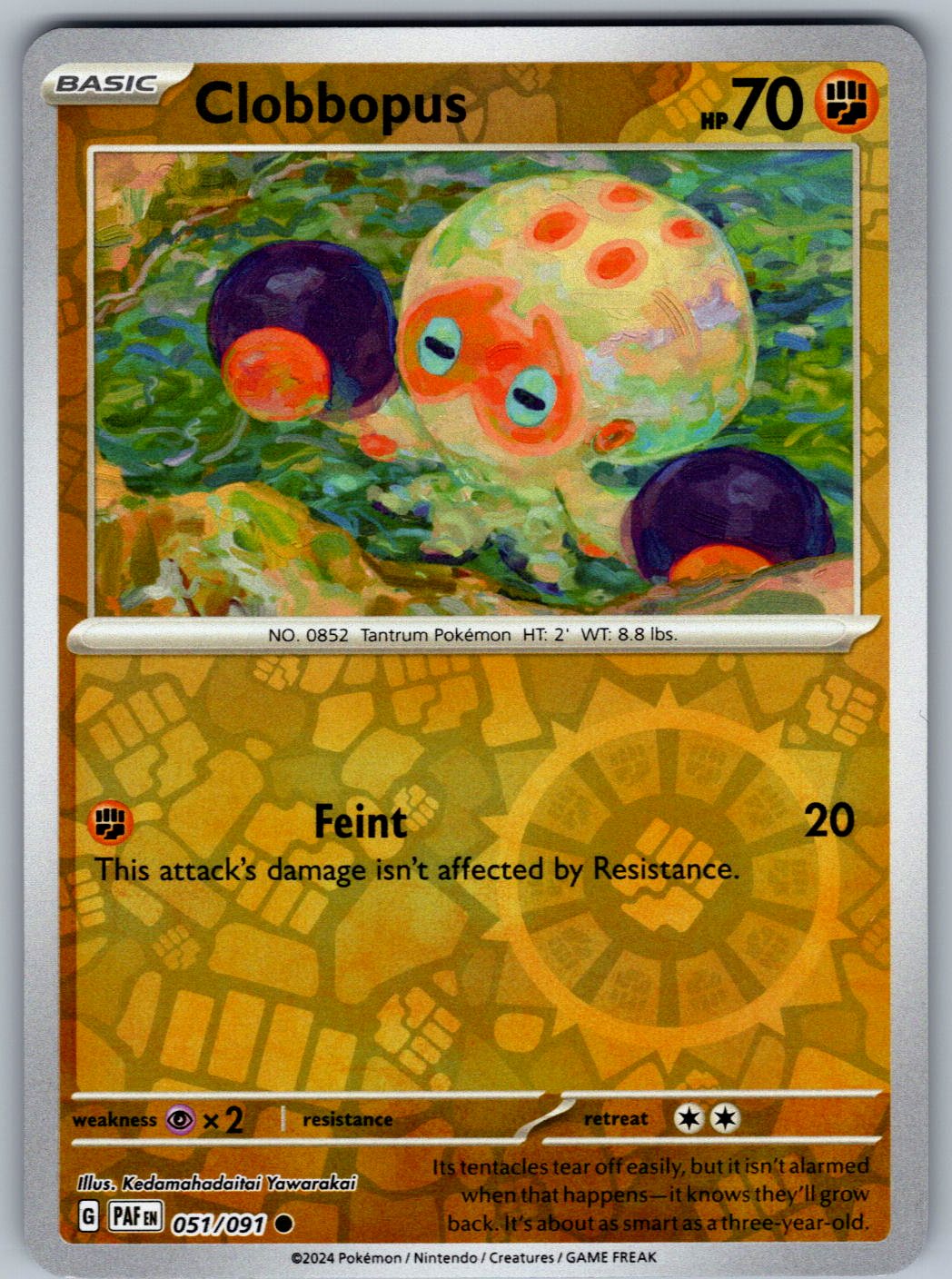 Clobbopus 051/091 Paldean Fates Pokemon