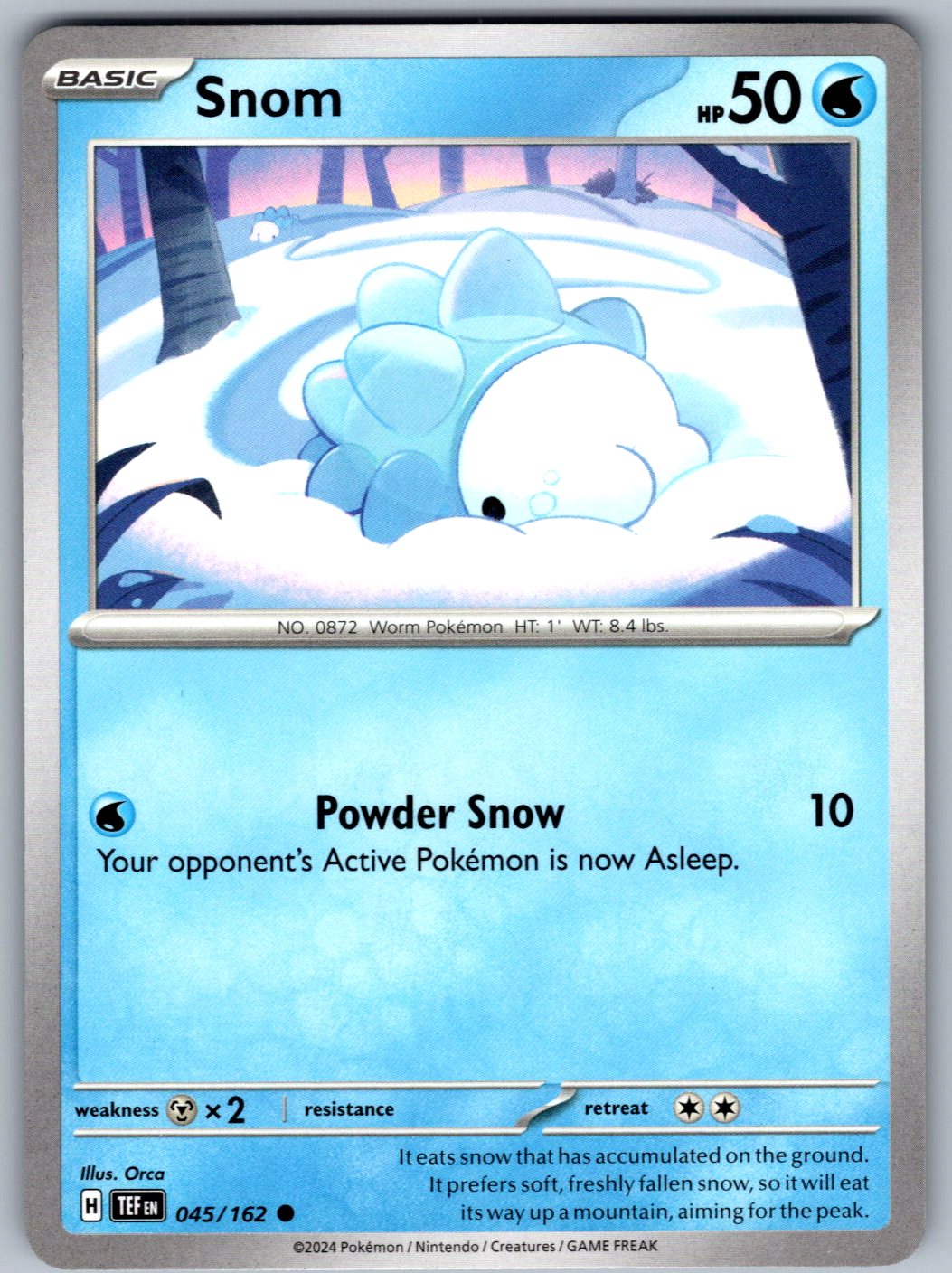 Snom 045/162 Temporal Forces Pokemon