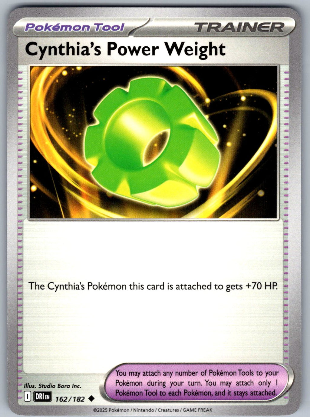 Cynthia's Power Weight 162/182 Destined Rivals Pokemon