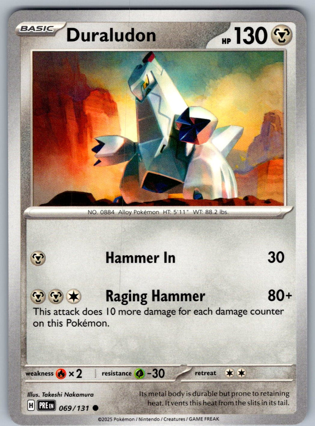 Duraludon 069/131 Prismatic Evolutions Pokemon