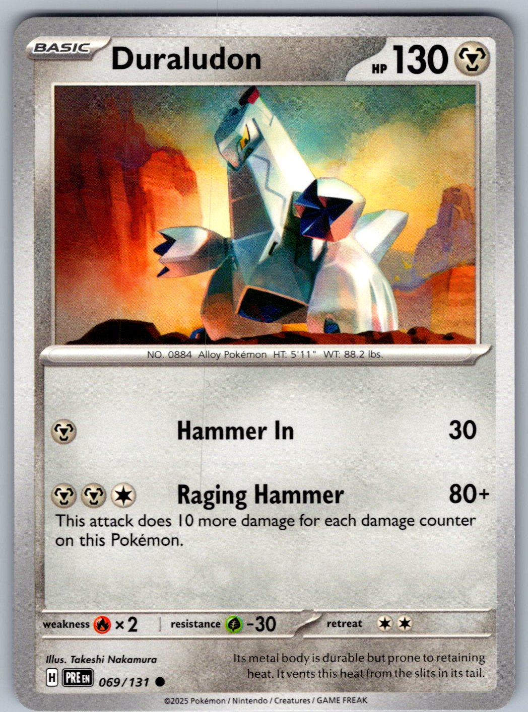 Duraludon 069/131 Prismatic Evolutions Pokemon