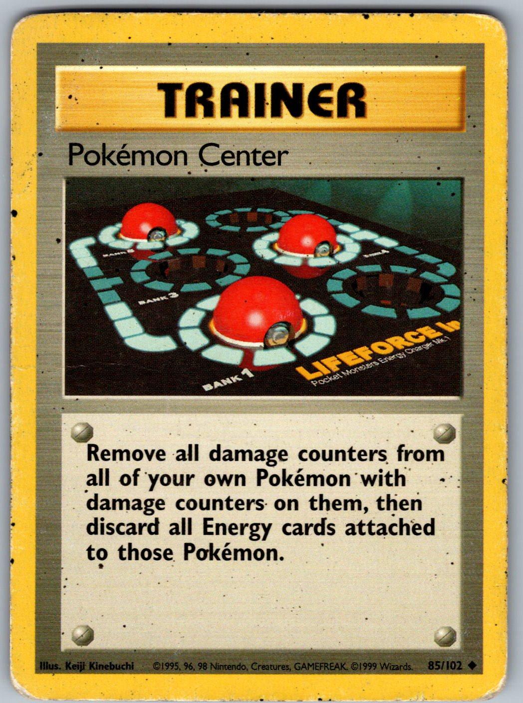Pokemon Center 85/102 Base Set Unlimited Pokemon