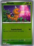Weedle 001/086 Chaos Rising Pokemon Reverse Holo