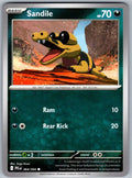Sandile 064/094 Phantasmal Flames Pokemon