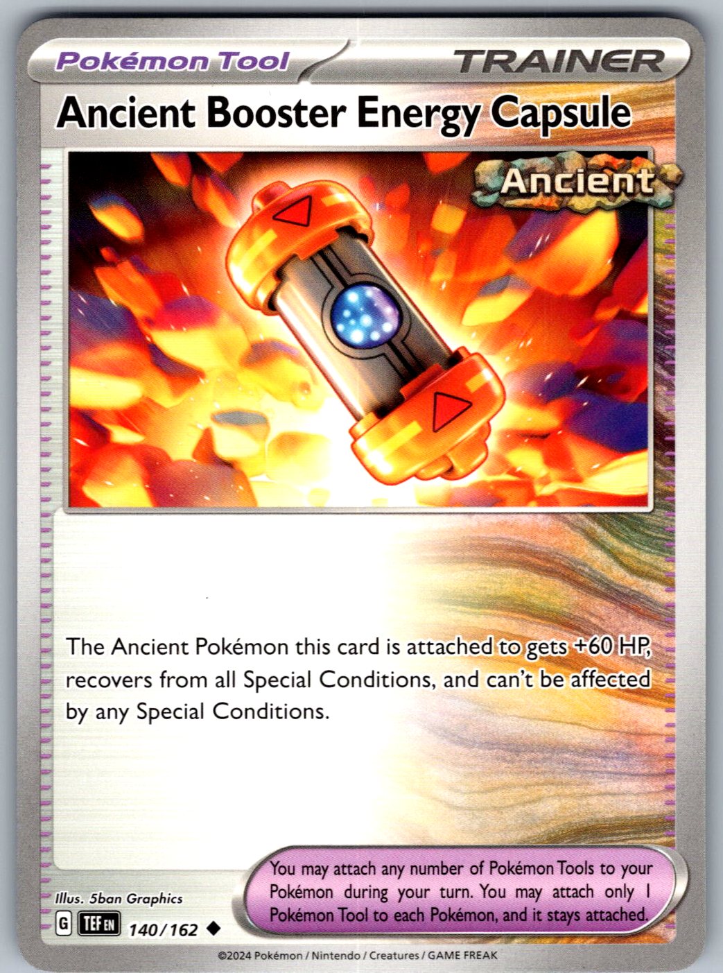 Ancient Booster Energy Capsule 140/162 Temporal Forces Pokemon