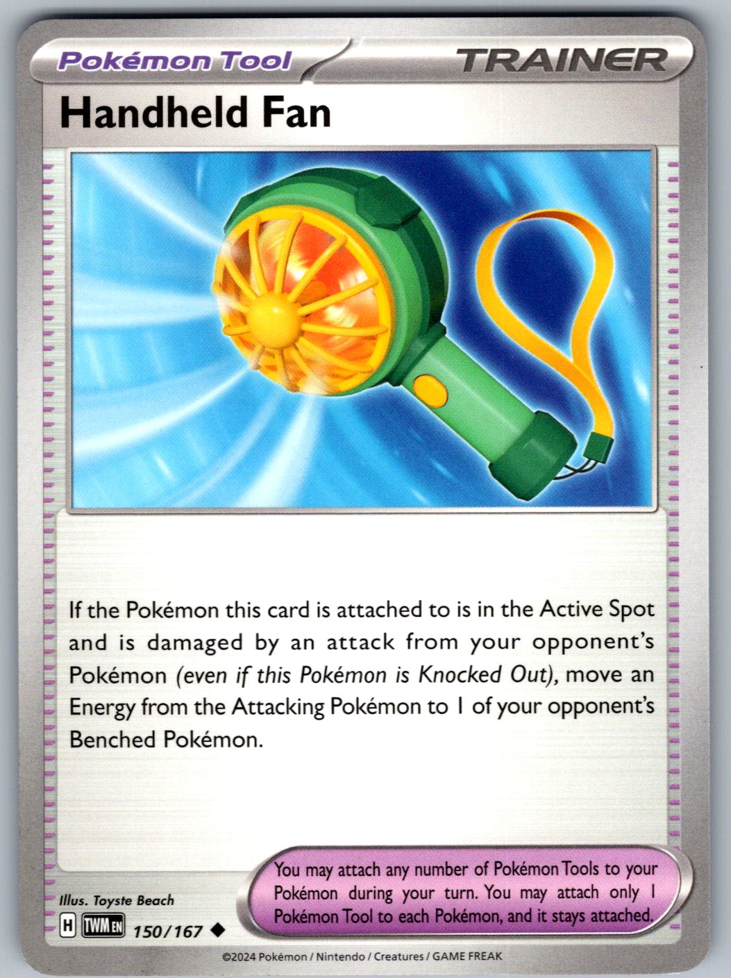 Handheld Fan 150/167 Twilight Masquerade Pokemon